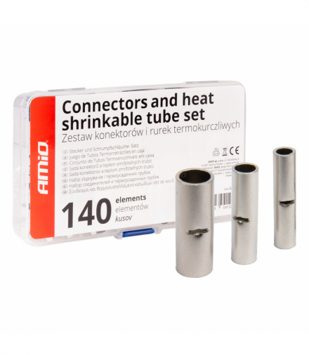 Zestaw złączek kablowych BN1.25 BN2 BN5.5 160 szt. konektory AMiO 04123