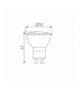 GU10 LED 8W-CW Lampa LED (MIO) Kanlux 30446