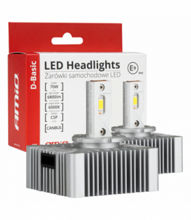 Żarówki żarniki LED seria D-Basic D5S 6000K Canbus AMiO 03630