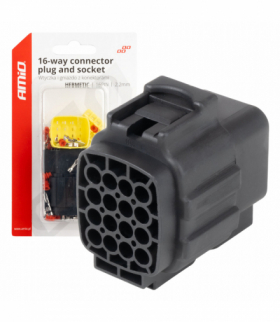 Złącze elektryczne wodoodporne zestaw 16 PIN 2.2mm AMiO 04353