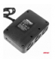 Rozdzielacz gniazda zapalniczki z ładowarką 2x USB-A ON/OFF LED 12V 24V 100W 70cm AMiO 04363