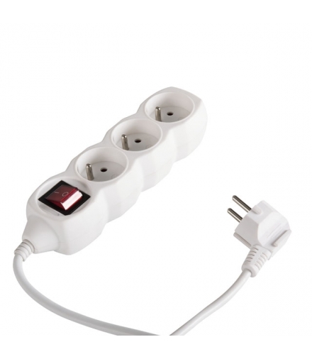 LUNGA S3 3G1.0X5M Przedłużacz elektryczny z uziemieniem i włącznikiem Kanlux 26509