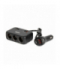 Rozdzielacz gniazda zapalniczki z ładowarką 2x USB-A 1x USB-C QC4.0 12V 24V 120W 80cm AMiO 04366