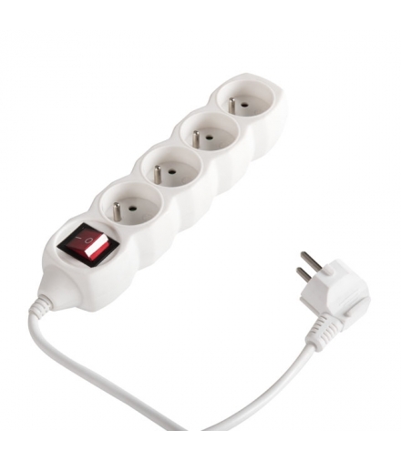 LUNGA S4 3G1.0X3M Przedłużacz elektryczny z uziemieniem i włącznikiem Kanlux 26510