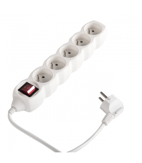 LUNGA S5 3G1.0X5M Przedłużacz elektryczny z uziemieniem i włącznikiem Kanlux 26513