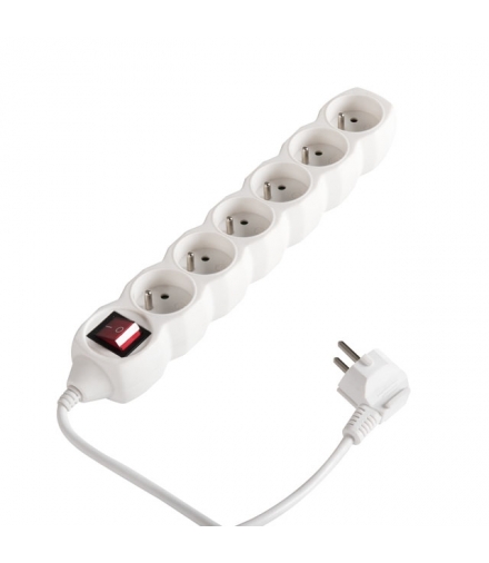 LUNGA S6 3G1.0X1.4M Przedłużacz elektryczny z uziemieniem i włącznikiem Kanlux 25957