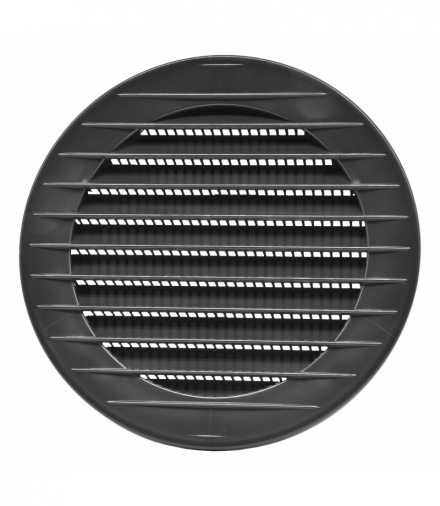 Kratka okrągła z siatką Ø100, grafitowa Orno VGR/N/100/G