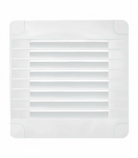 Kratka z zaślepkami 100x100, biała Orno VGS/L/100/W