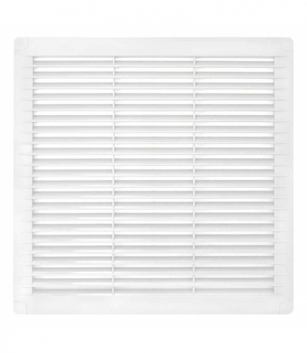 Kratka z zaślepkami 250x250, biała Orno VGS/L/250/W