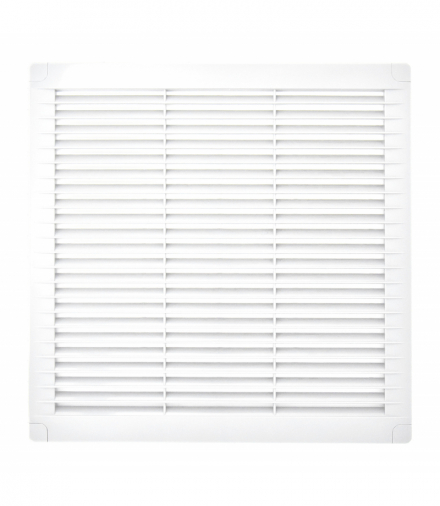 Kratka z zaślepkami 350x350, biała Orno VGS/L/350/W