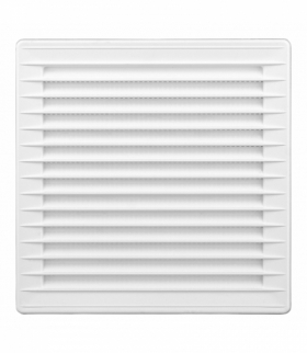 Kratka skośna z siatką Ø100, biała Orno VG/N/100/W