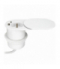 Gniazdo meblowe Ø6cm, wpuszczane w blat z przesuwną pokrywką, ładowarką USB i przewodem 1,9m, 1x2P+Z (French), 2xUSB (typ A+C PD20W), białe Orno OR-GM-9042/W