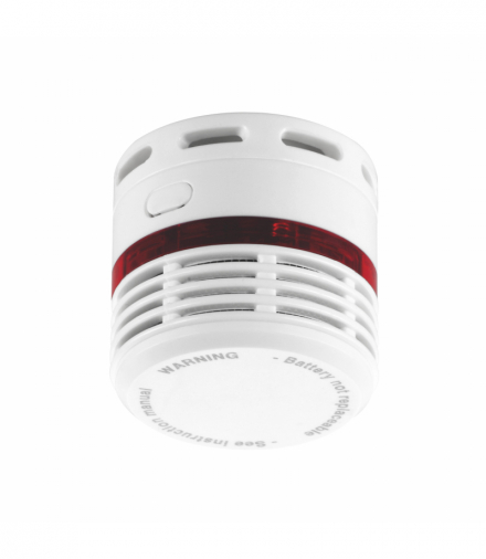 Bateryjny czujnik dymu MINI ze zintegrowaną baterią Orno OR-DC-637