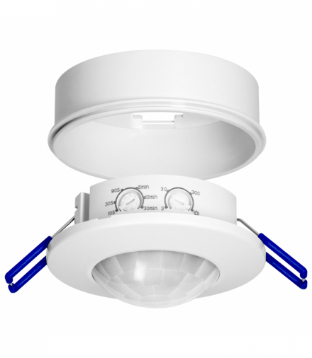 Czujnik ruchu 360°, IP20, 1200W, zasięg max. 8m, biały Orno OR-CR-273/W