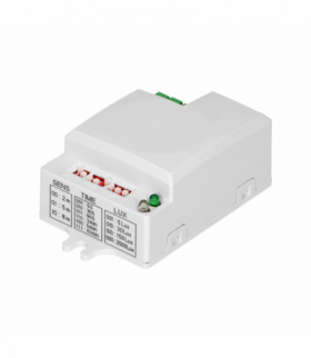 Mikrofalowy czujnik ruchu mini, 360°/180°, z regulacją zworkową, IP20, 1200W Orno OR-CR-282