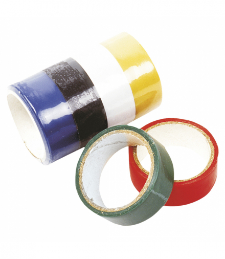 Taśmy izolacyjne, 19 mm x 3 m, zestaw 6 szt. GTX Top Tools 24B115
