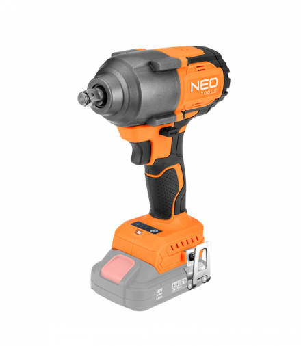 Klucz udarowy bezszczotkowy Energy+ 18V, 850Nm, Uchwyt narzędziowy 1/2”, oświetlenie LED. Czas pracy na akumulatorze: 2Ah-32min, 4Ah-60min, 6Ah-94min, 8Ah-122min. GTX NEO TOOLS 04-608