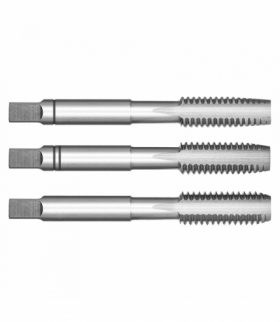 Gwintownik M12. Narzędzie wykonane z materiału HSS zgodnie z normą DIN 352/3. Przeznaczone do pracy ręcznej. Sztuk w opakowaniu: 3. GTX BAILDON 90000307