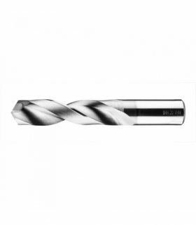 Wiertło węglikowe prawoskrętne ogólnego stosowania WK3. VHM TiAlN, Średnica: 20 mm , Uchwyt: 20 mm , Długość: 131 mm , Długość robocza: 79 mm. Typ chwytu: walcowy , Zaostrzenie: 140°, korekcja C (Split point), 1szt. GTX BAILDON 20120001