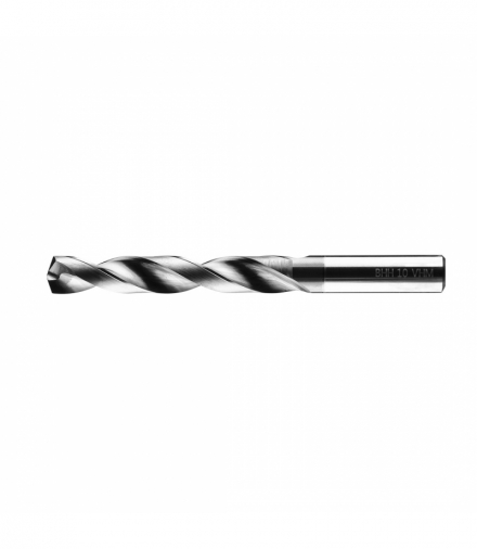 Wiertło węglikowe prawoskrętne ogólnego stosowania WK5. VHM TiAlN wg DIN 6537 L, Średnica: 9 mm , Uchwyt: 10 mm , Długość: 103 mm , Długość robocza: 61 mm. Typ chwytu: walcowy , Zaostrzenie: 140°, korekcja C (Split point), 1szt. GTX BAILDON 20309001