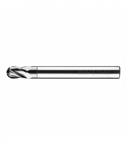 Frez węglikowy ogólnego stosowania FWP2L. VHM TiAlN zgodnie z normą DIN 6527 L. Średnica: 4 mm , Średnica chwytu: 6 mm , Długość całkowita: 57 mm , Długość robocza: 8 mm. Typ chwytu: walcowy. Sztuk w opakowaniu: 1. GTX BAILDON 21104001