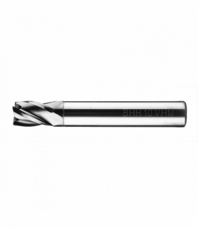 Frez węglikowy ogólnego stosowania FWP4K. VHM TiAlN zgodnie z normą DIN 6527 K. Średnica: 8 mm , Średnica chwytu: 8 mm , Długość całkowita: 58 mm , Długość robocza: 9 mm. Typ chwytu: walcowy. Sztuk w opakowaniu: 1. GTX BAILDON 21408001