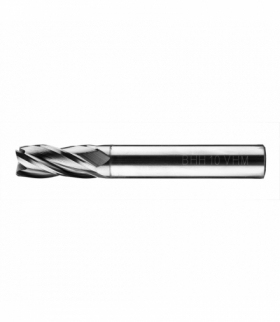 Frez węglikowy ogólnego stosowania FWP4L. VHM TiAlN zgodnie z normą DIN 6527 L. Średnica: 8 mm , Średnica chwytu: 8 mm , Długość całkowita: 63 mm , Długość robocza: 16 mm. Typ chwytu: walcowy. Sztuk w opakowaniu: 1. GTX BAILDON 21508001
