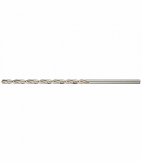 Wiertło prawoskrętne ogólnego stosowania do metalu XL-P (NWKp). HSS zgodnie z normą DIN 1869 RN. Średnica: 3,5 mm , Uchwyt: 3,5 mm , Długość: 165 mm , Długość robocza: 115 mm. Typ chwytu: walcowy , Zaostrzenie: 118°. 1szt. GTX BAILDON 04803501