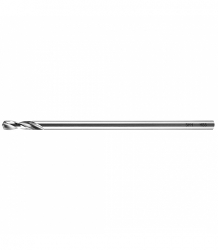 Wiertło prawoskrętne ogólnego stosowania do metalu NWKb. HSS . Średnica: 6,5 mm , Uchwyt: 6,5 mm , Długość: 148 mm , Długość robocza: 30 mm. Typ chwytu: walcowy , Zaostrzenie: 130°, korekcja C (Split point), 10szt. GTX BAILDON Z07006501