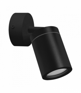 Oprawa ścienno-sufitowa TENOR GU10 1C BLACK czarny Struhm 04069
