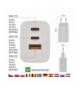 Szybka ładowarka 1x USB-A QC + 2x USB-C PD GaN 65W max. EMOS V05G65