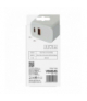 Szybka ładowarka 1x USB-A QC + 1x USB-C PD GaN 45W max. EMOS V04G45