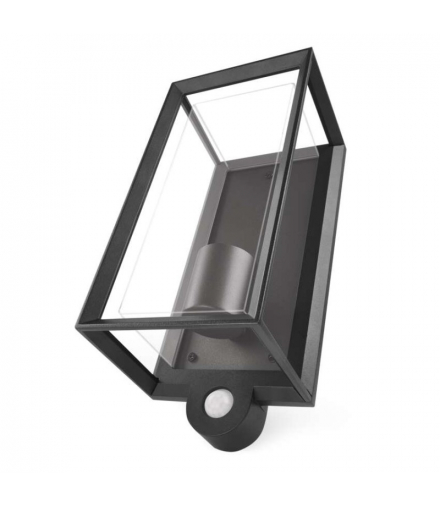 Lampa zewnętrzna MALVA, ogrodowa, kinkiet, wymienna żarówka E27, 15W, czujnik zmierzchu EMOS ZGH040P