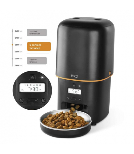 Karmidło Pet Care, 4 l, czarne EMOS H6001