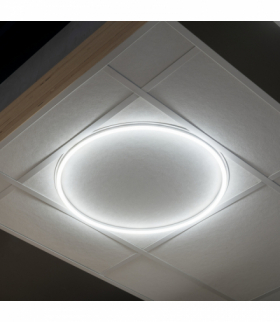 Ramka świecąca, oprawa oświetleniowa LED AVAR O 6060 40W NW neutralna 4000K, 3500lm, 600mm biały Kanlux 26785