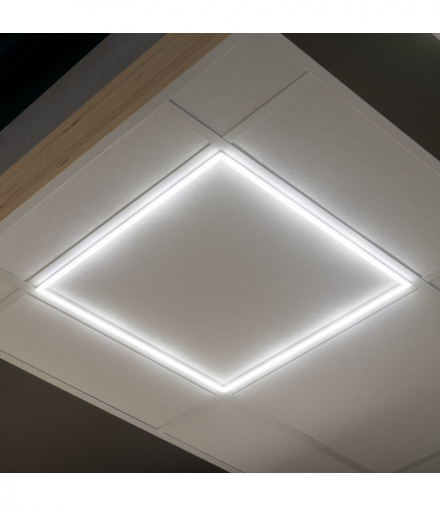 Ramka świecąca, oprawa oświetleniowa LED AVAR 6060 32W, CCT 3 barwy światła, 3900lm, biały, solder pads, 600mm Kanlux 26779