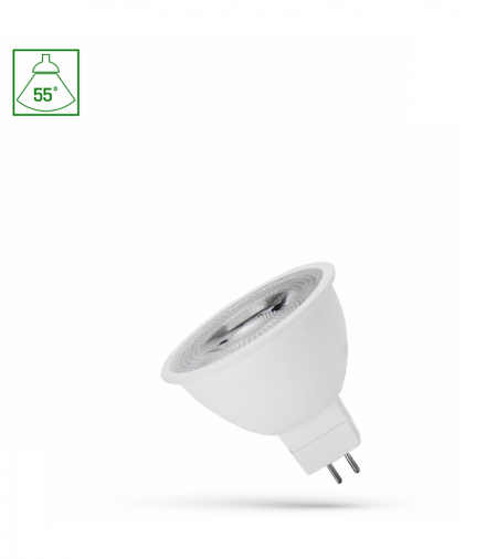 LED MR16 12V 6W SMD 55st CW z soczewką SPECTRUM Spectrum WOJ+14100_55ST