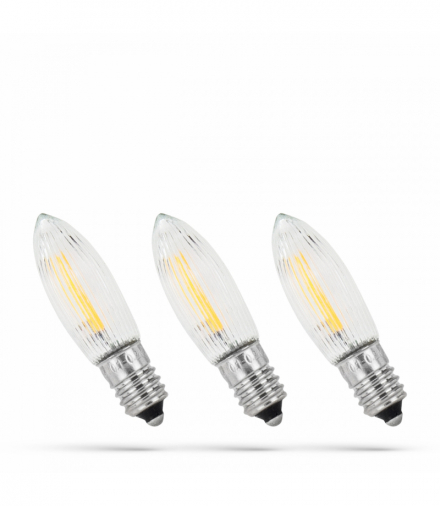 LED ŻARÓWKA CHOINKOWA E-10 10-55V/0,2W WW SPECTRUM 3-PACK Spectrum WOJ+52365