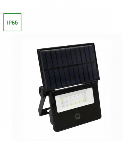 NOCTIS SOLARIS MINI NAŚWIETLACZ 10W NW 110ST IP65 140x180x33MM Z WYMIENNĄ BATERIĄ 18650 CZARNY Spectrum SLI050002