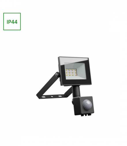 NOCTIS LUX 4 NAŚWIETLACZ 10W NW 230V IP44 94x150x53mm CZARNY czujnik ruchu PIR Spectrum SLI029070NW_CZUJNIK_PW