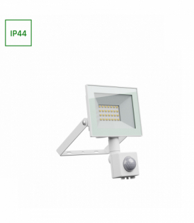 NOCTIS LUX 4 NAŚWIETLACZ 20W NW 230V IP44 116x174x53mm BIAŁY czujnik ruchu PIR Spectrum SLI029075NW_CZUJNIK_PW