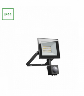 NOCTIS LUX 4 NAŚWIETLACZ 20W NW 230V IP44 116x174x53mm CZARNY czujnik ruchu PIR Spectrum SLI029071NW_CZUJNIK_PW