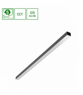 ALLDAY BASIC 40W CCT 230V IP20 1203x42x37mm CZARNY 5 LAT GW. Spectrum SLI047301CCT_PW