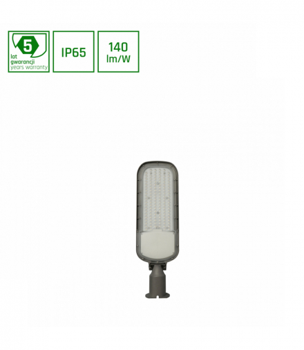 STREETOS 2 ULICZNA 100W NW 230V 145/75st IP65 IK09 555x172x114mm SZARY CZUJNIK ZMIERZCHU 5 LAT GW. Spectrum SLI027017NW_PW