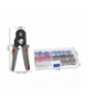 Zaciskarka do tulejek 0,25-10mm2 + 500szt. tulejek, Bigstren 23271 00023271