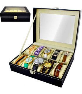 Organizer na zegarki 10 przegródek Iso Trade 10789