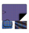 Mata piknikowa 145x180 basic niebieska Malatec 11545