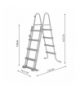 Drabinka do basenu 122cm 58331 Bestway 12088