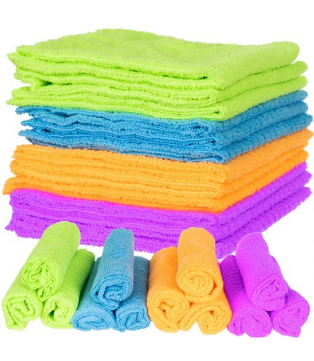 Ściereczki z mikrofibry zestaw 12szt. Ruhhy 12789