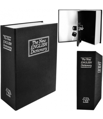 Sejf kasetka ukryta w książce 18cmx11,5cm Malatec 12908